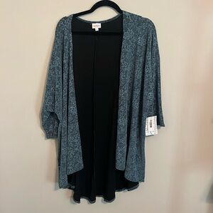 L Floral LuLaRoe Lindsay Cardigan